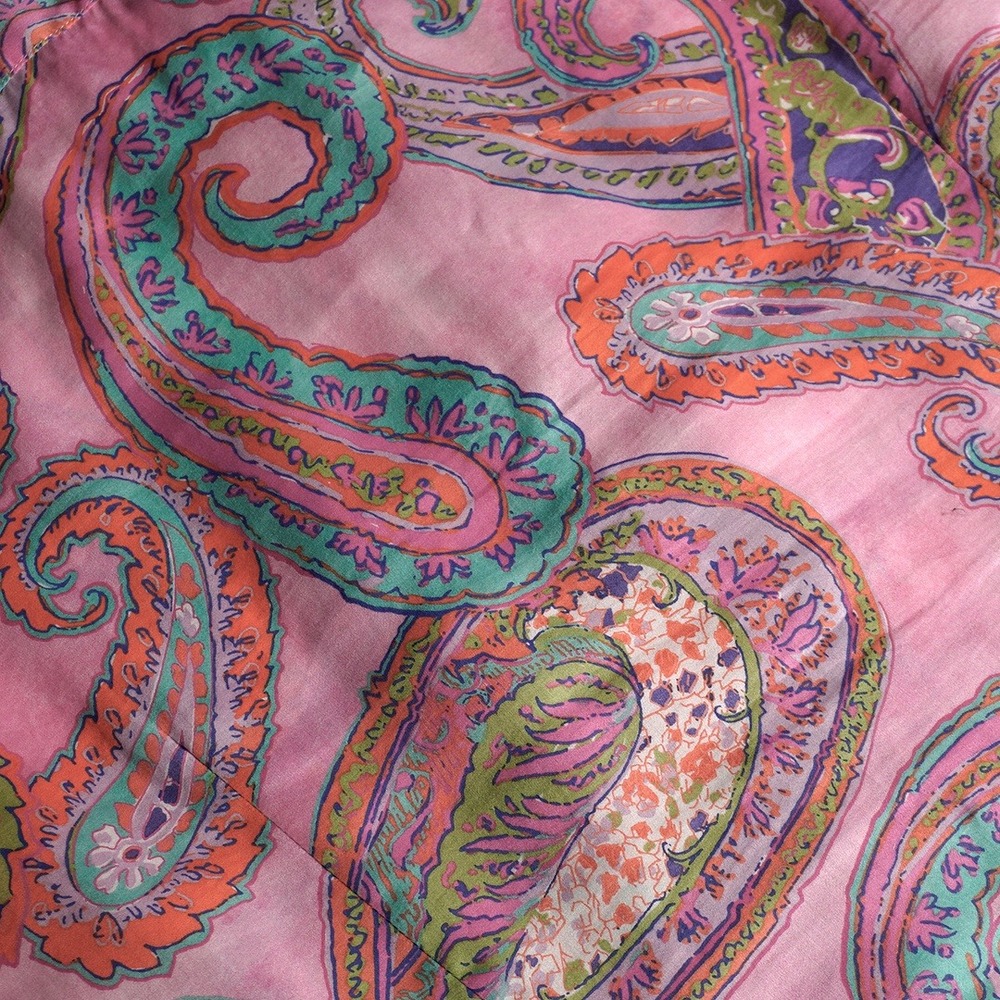 Ralph Lauren 100% Cotton Button Down Shirt Paisley Long Sleeve Top Plus 2X 3X - Picture 5 of 7
